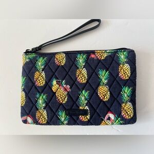 Vera Bradley - Blue/Yellow /Pineapple /Toucan Party Zip Pouch